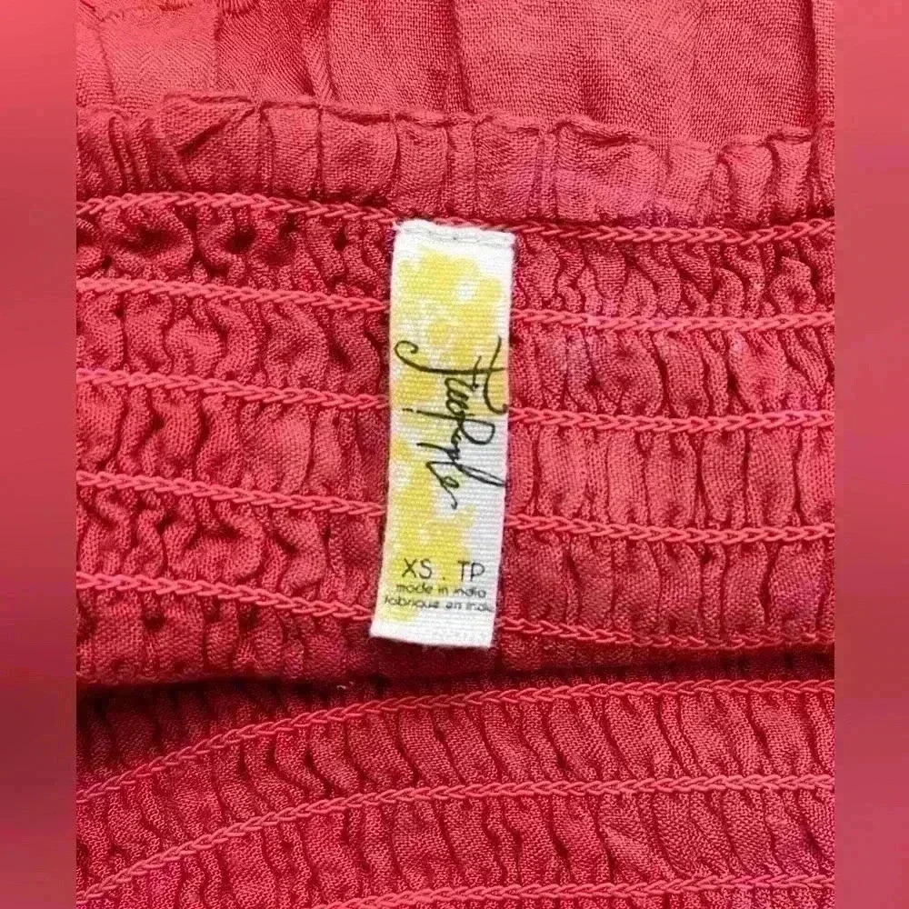 Free people Embroidered Short Coral Size XS - Picture 5 of 5